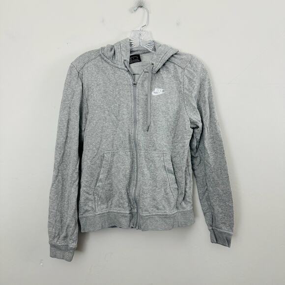 Nike Gray Full Zip Hoodie Women’s Size S - Picture 1 of 7